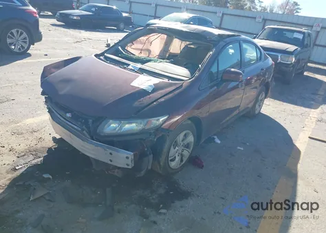2015 Honda Civic Lx из США, поврежденный, VIN 19XFB2F54FE070328